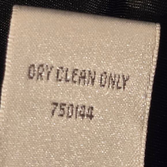 Vintage Y2K Lord & Taylor Wool Cashmere Double-Breasted Black Overcoat Size 10 - Picture 9 of 10